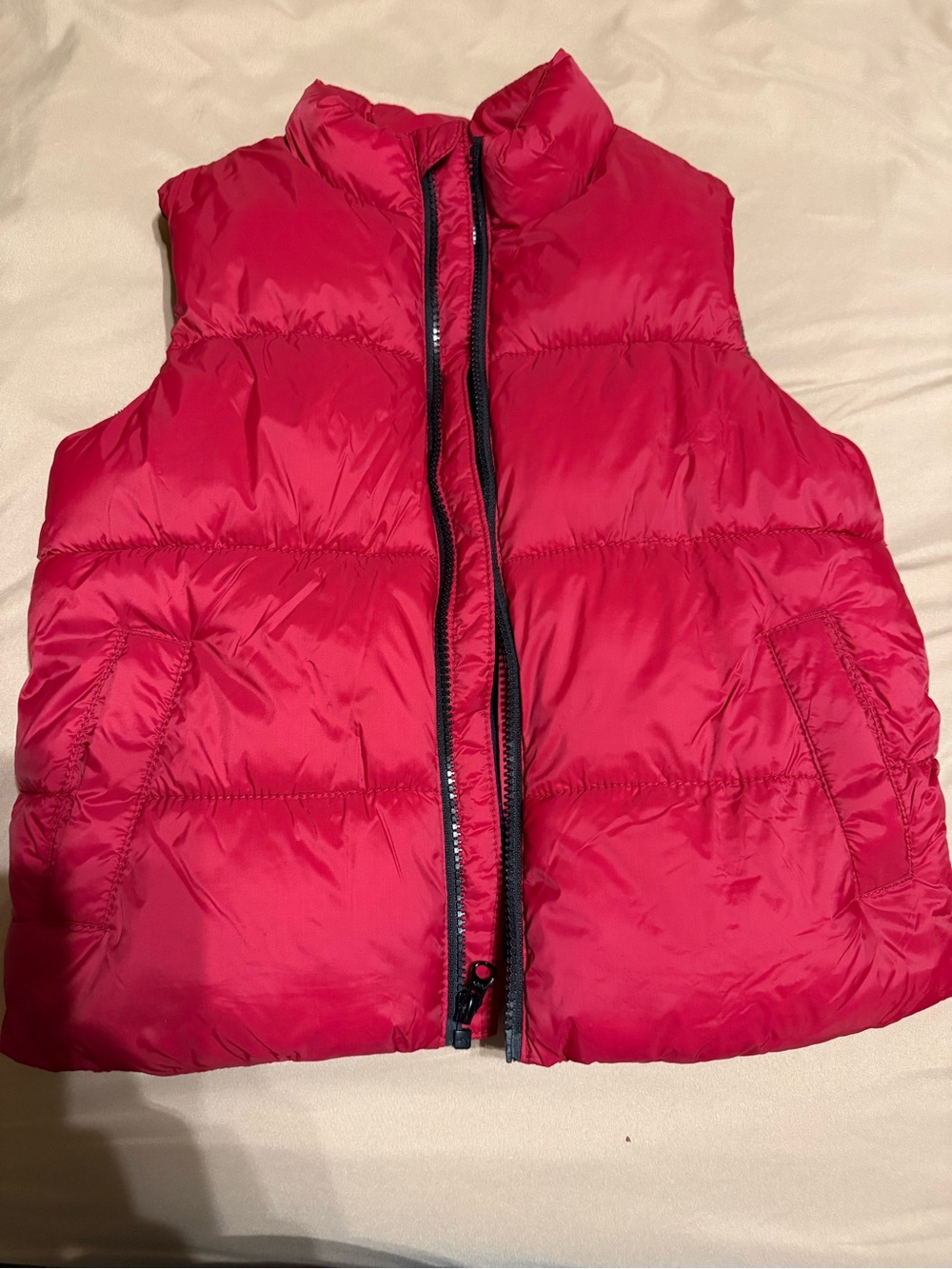 Old Navy Red Puffer Vest